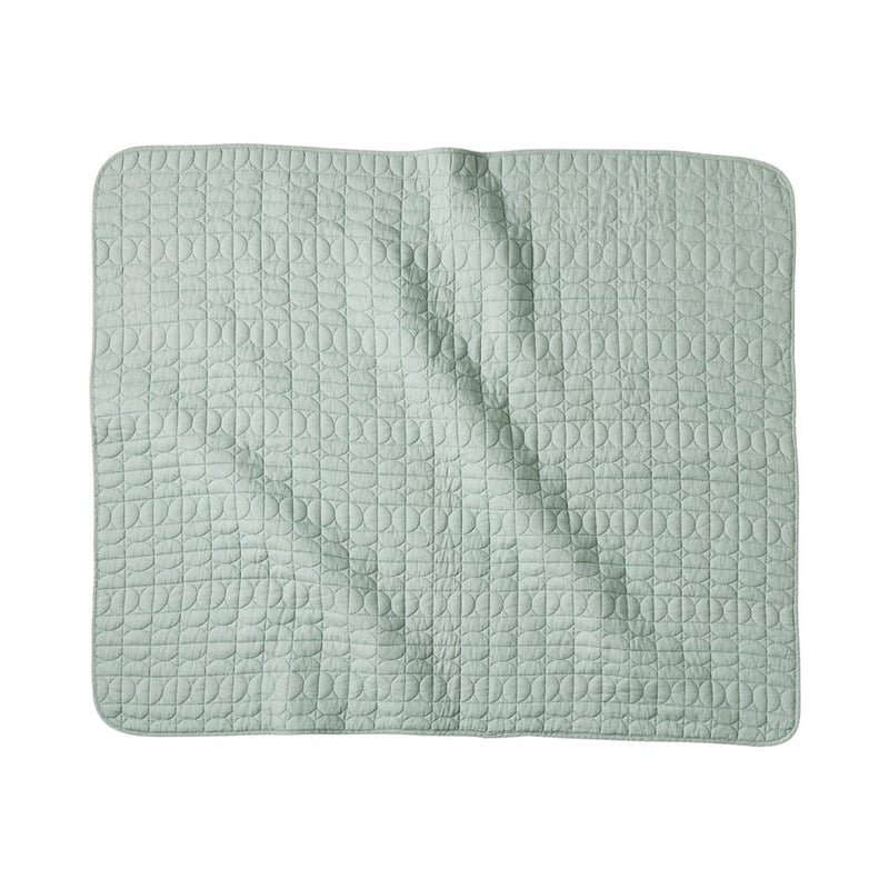 Vintage Washed Linen Quilted Eucalyptus Play Mat 