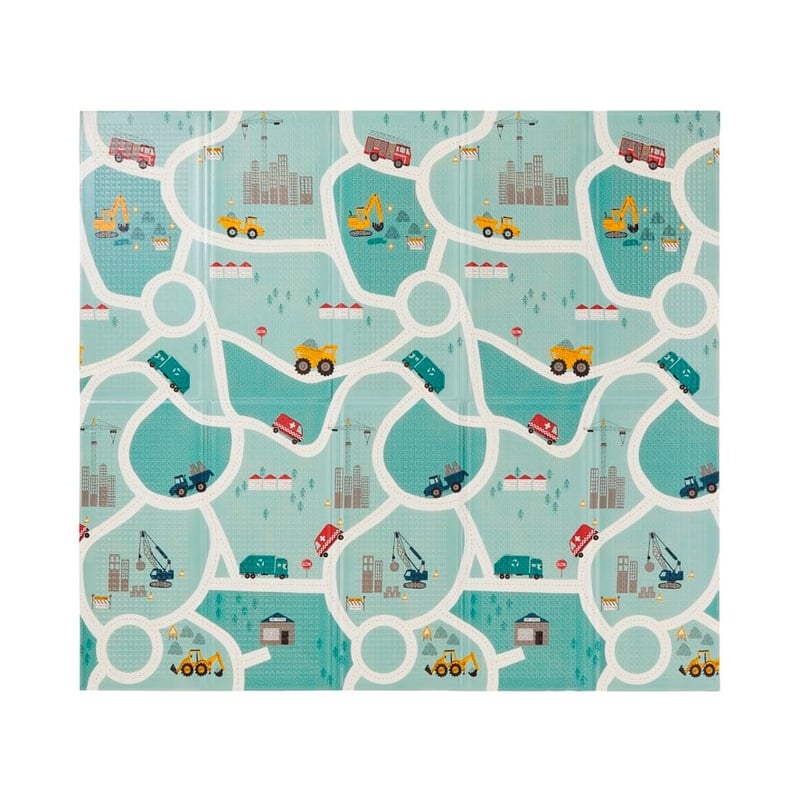 Designer Busy Trucks Play Mat