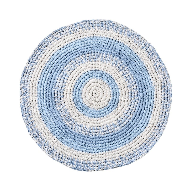 Mark Tuckey Kids Slate Crochet Rug 