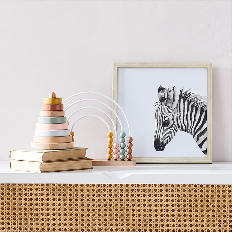 Zebra Nursery Wall Art