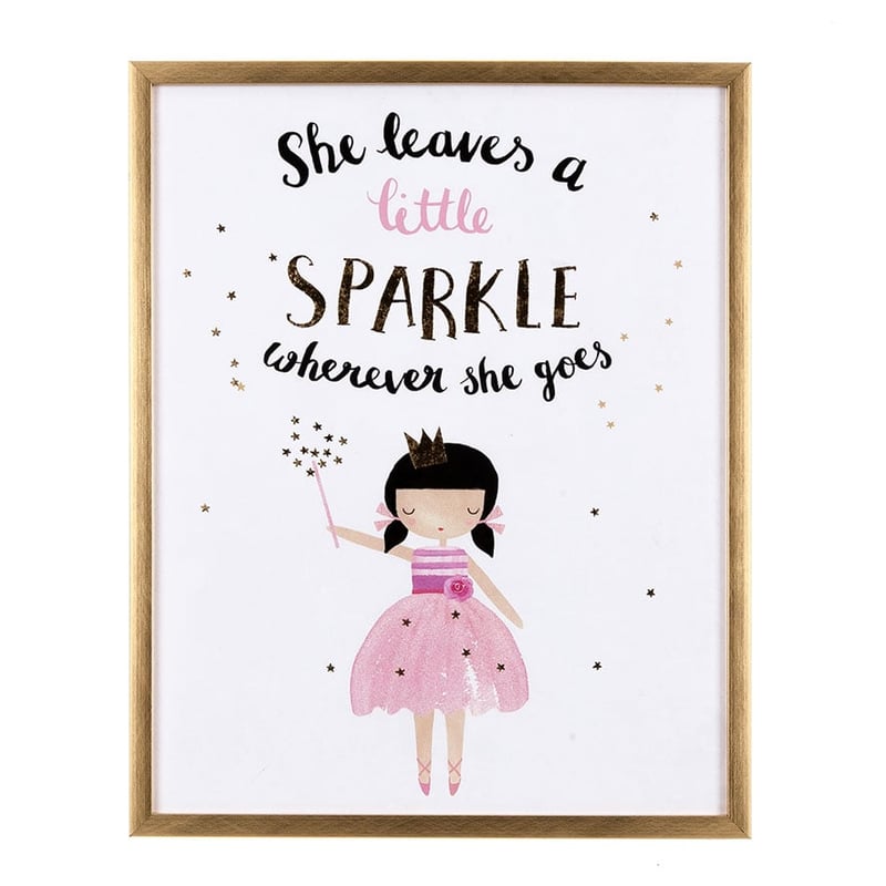 She Sparkles Wall Art