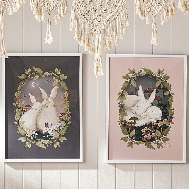 Fleur Harris Bunny Dream Wall Art