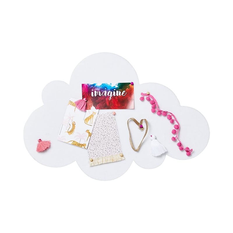 Felt Pin Boards White Cloud 2pk