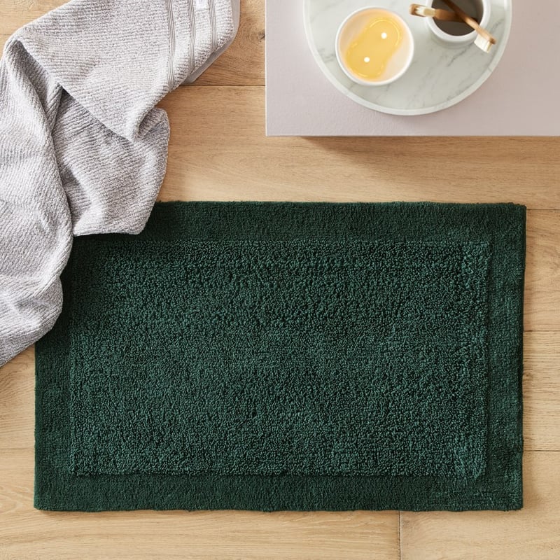 Nicola Forest Combed Cotton Bath Mats