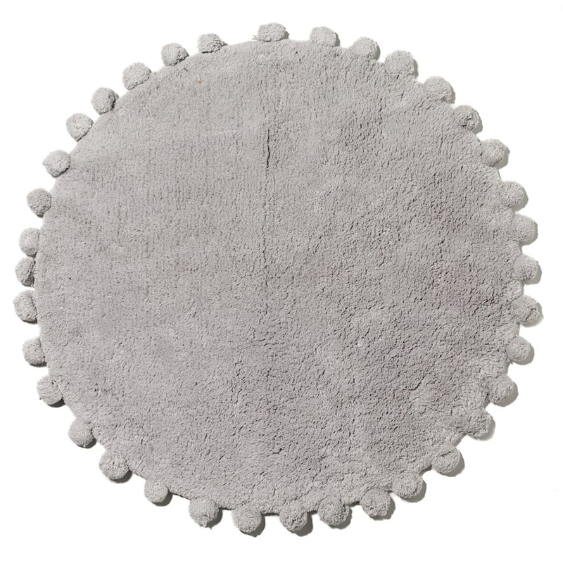 Livia Moonrock Pom-Pom Circle Bath Mat