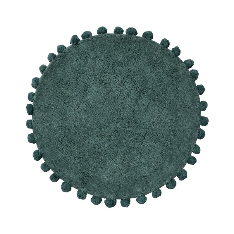 Livia Seagrass Pom-Pom Circle Bath Mat