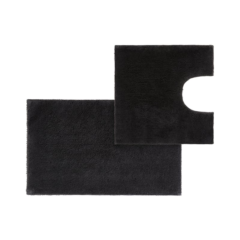Brooklyn Reversible Bath Mats Coal