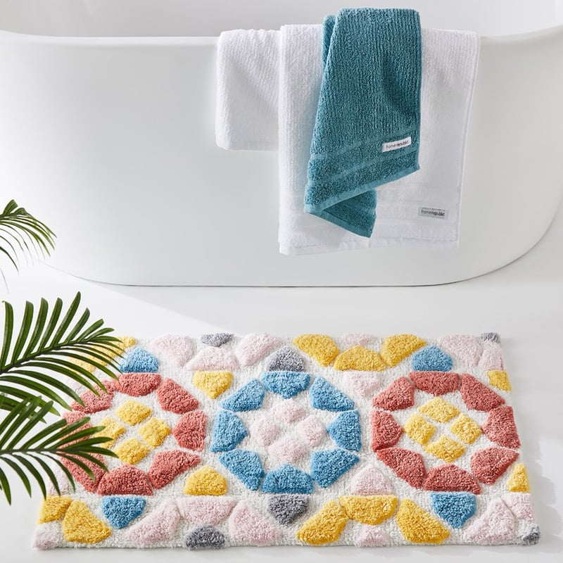 Morocco Mustard & Paprika Bath Mat