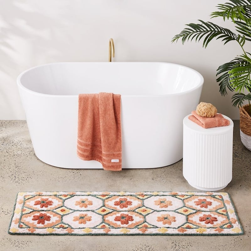 Dahlia Pink Multi Bath Runner