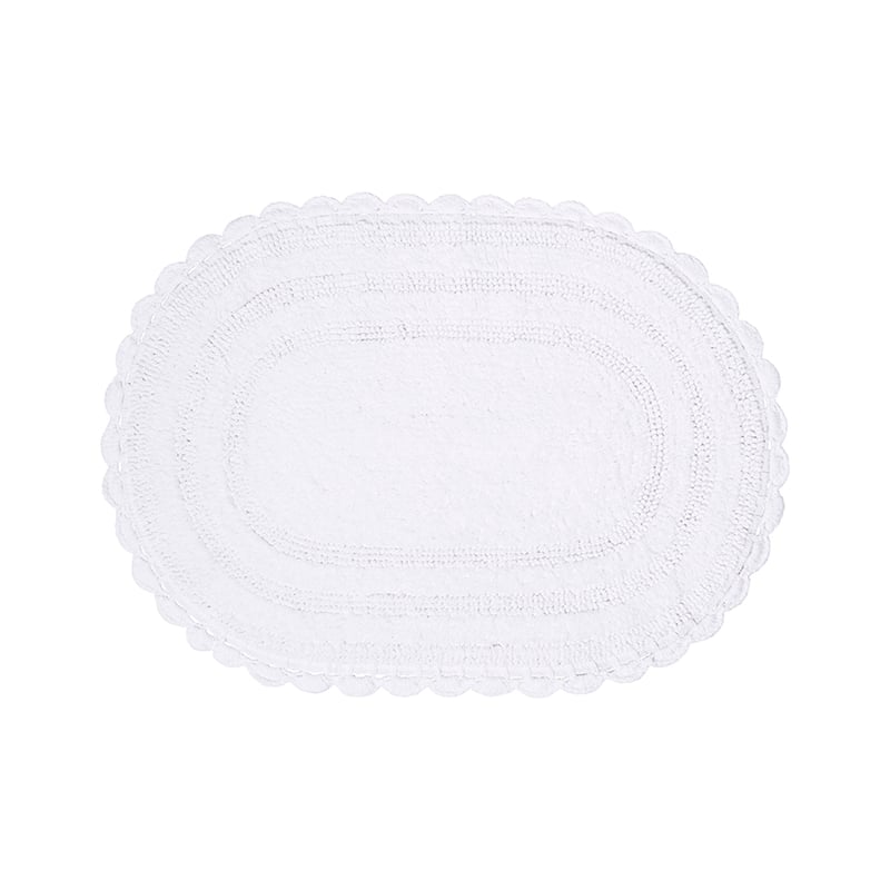 Fleur Bath Mat Snow