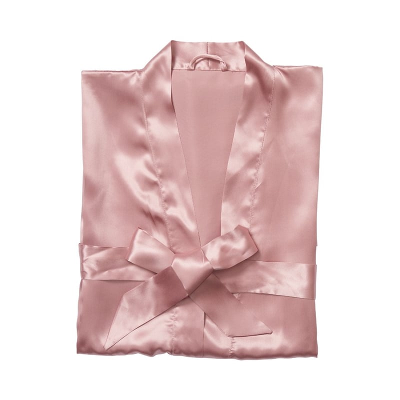 Pure Silk French Rose Bathrobe