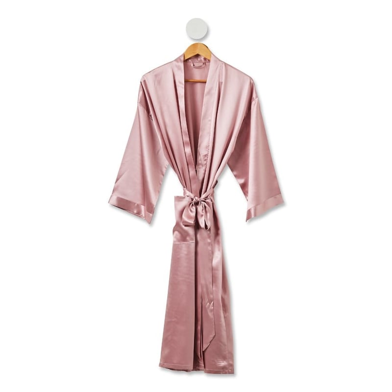 Pure Silk French Rose Bathrobe