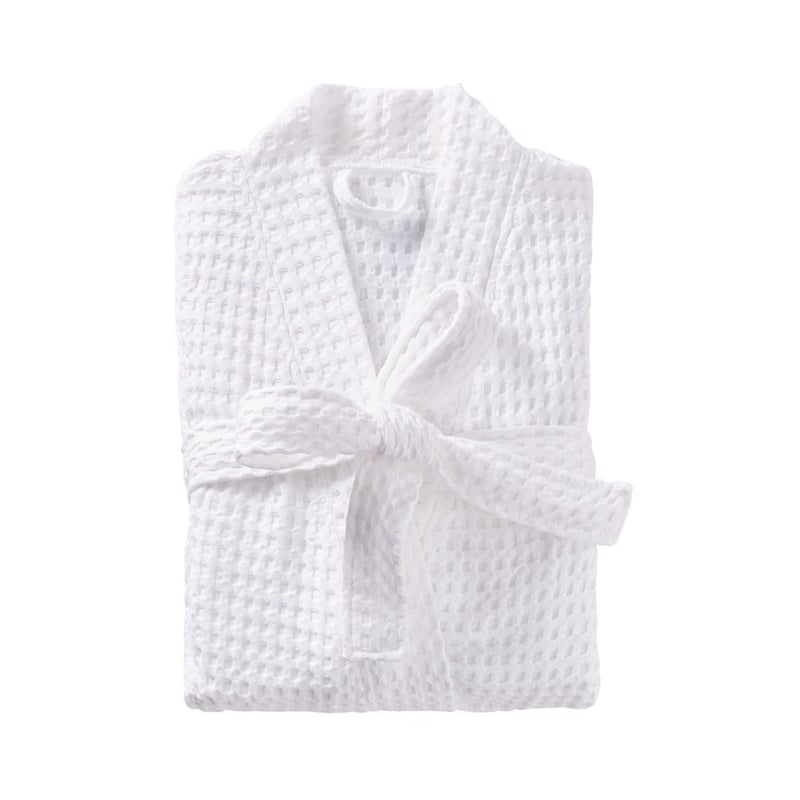 European Turkish Cotton White Waffle Robe