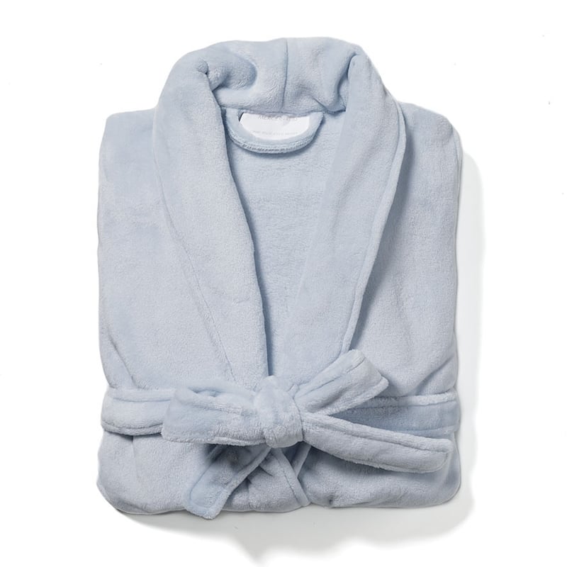 Ultra Soft Bathrobe Pale Blue 