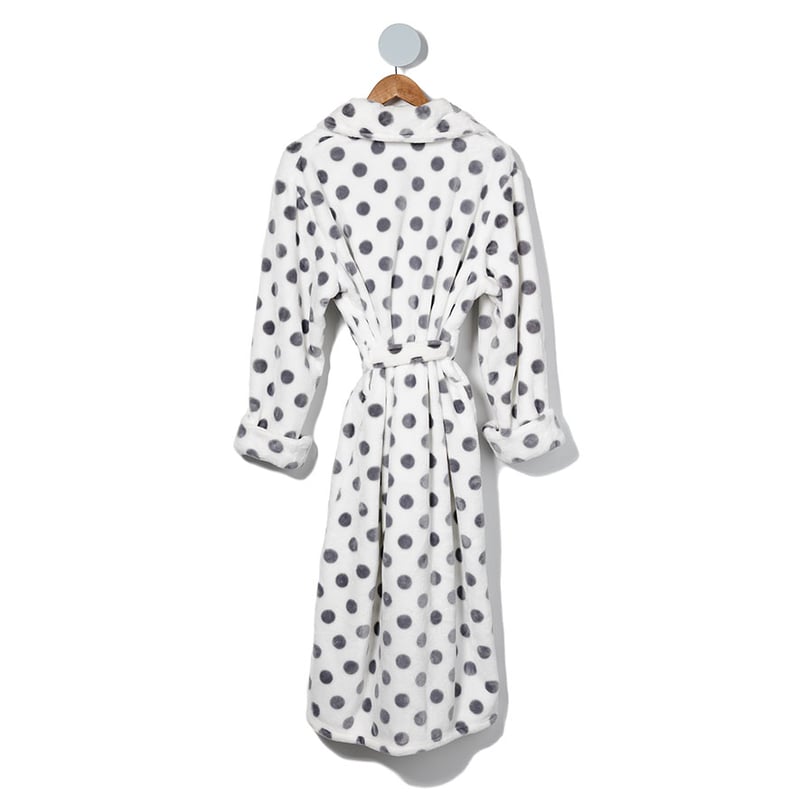 Ultra Soft Bathrobe Polka Dot 