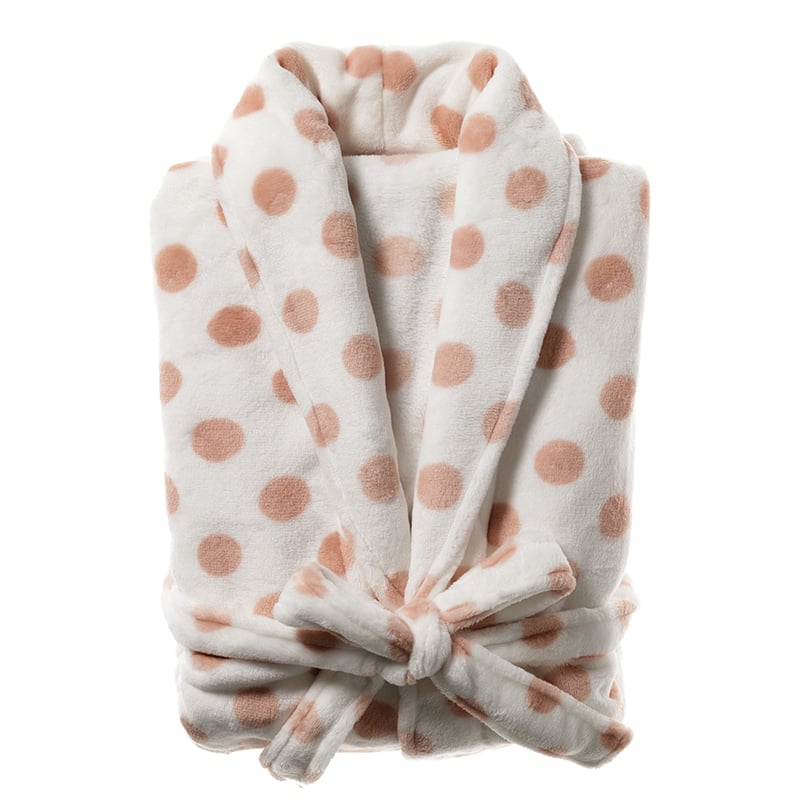 Ultra Soft Bathrobe Regular Polka Dot Rose 