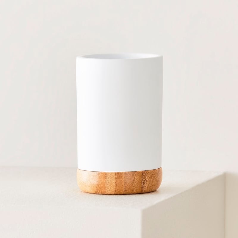 Clayton White Bathroom Accessories