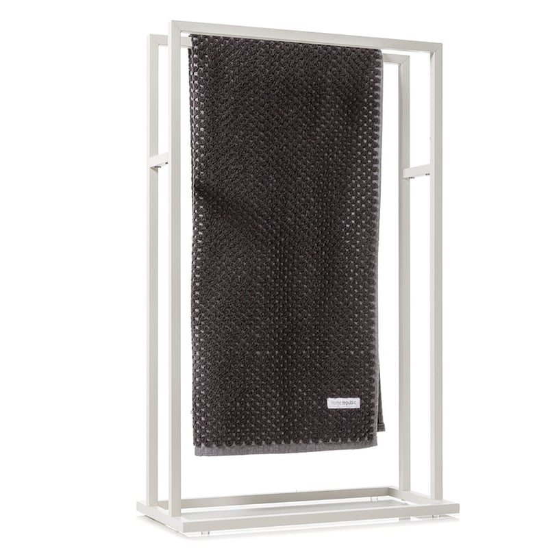 Bath Towel Stand White