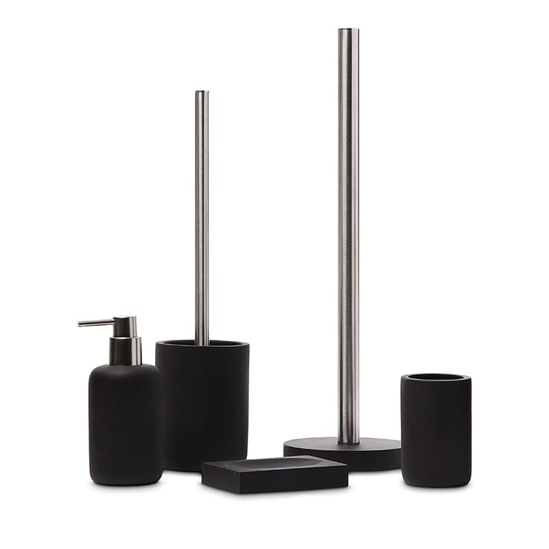 Concrete Charcoal Bathroom Accessories