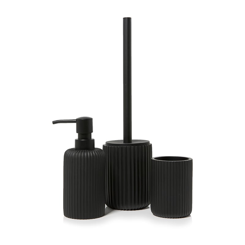 Ebony Black Bathroom Accessories