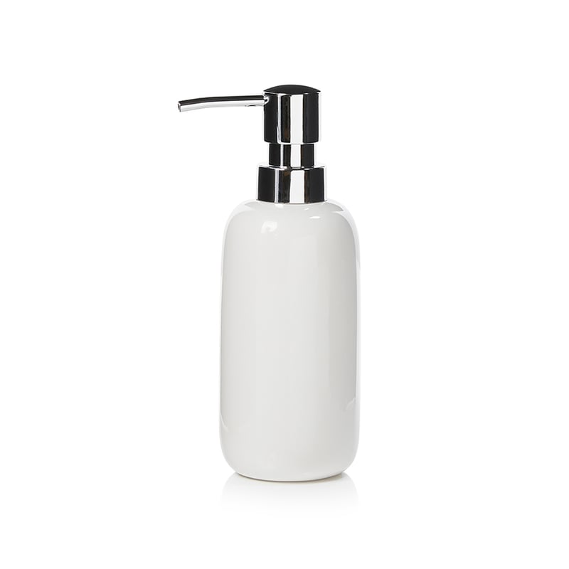 Ollie Bathroom Accessories White & Silver
