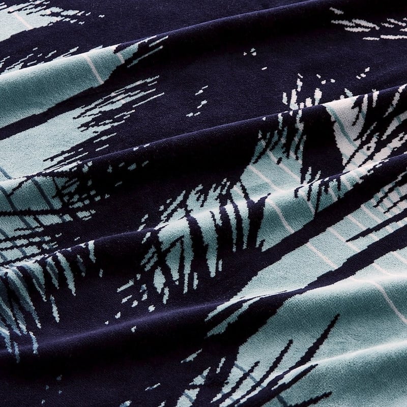 Velour Retro Palm Beach Towel 