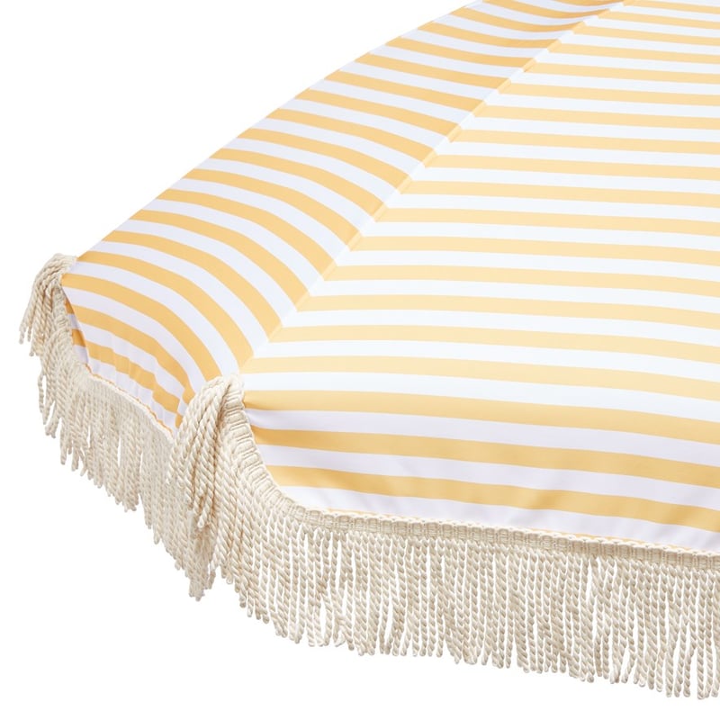 Holiday Sunshine White Beach Umbrella 