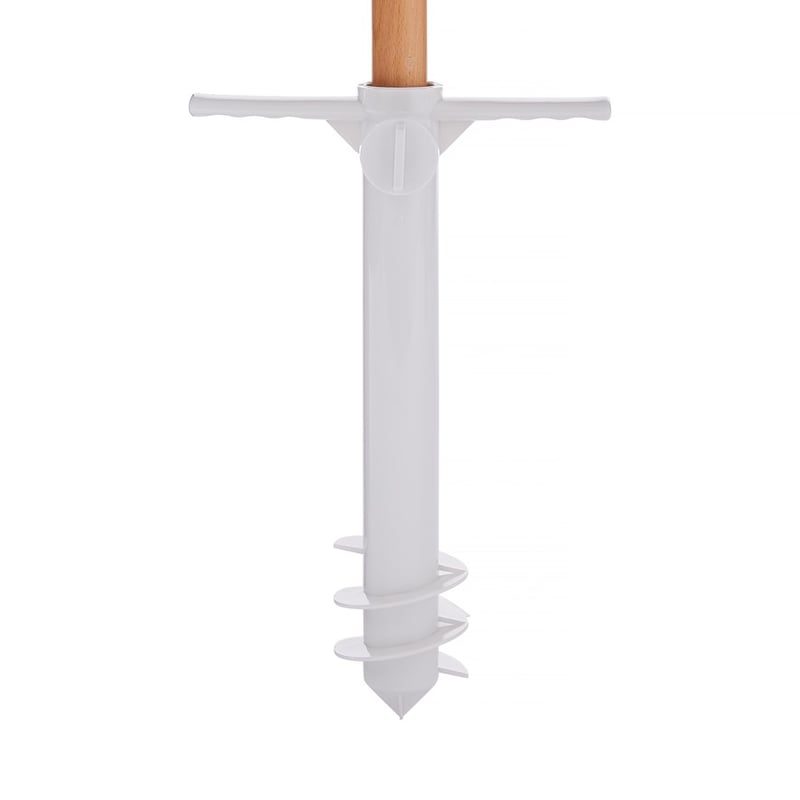 Holiday Sunshine White Beach Umbrella 