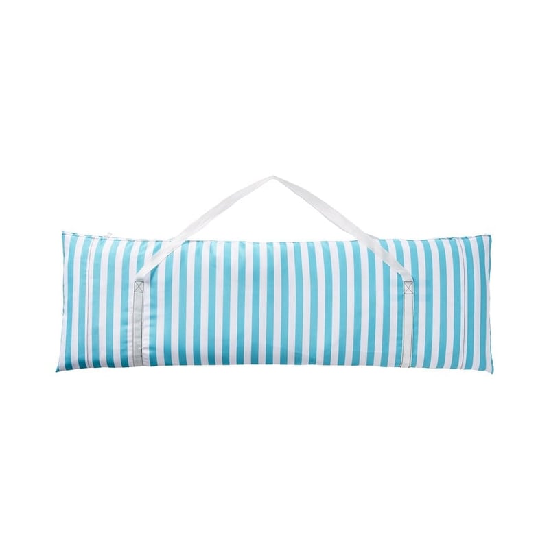 Holiday Aqua Stripe Beach Tent 