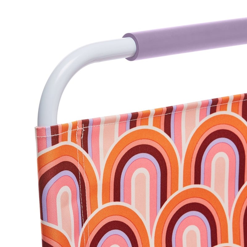 Beach Retro Rainbow Pinks Chair 