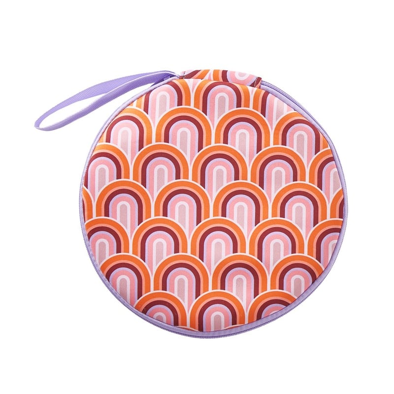 Neoprene Beach Picnic Set S21  Retro Rainbow Pinks 