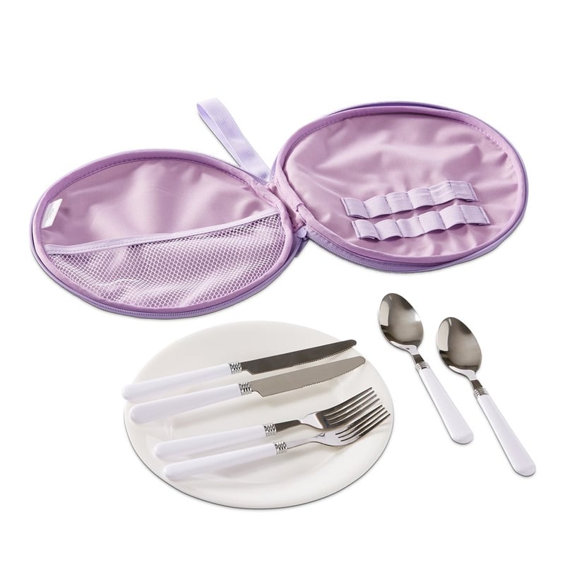 Neoprene Beach Picnic Set S21  Retro Rainbow Pinks 