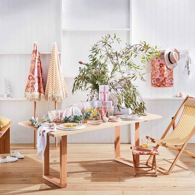 Timber Beach Deck Chair S21  Sunshine Stripe 