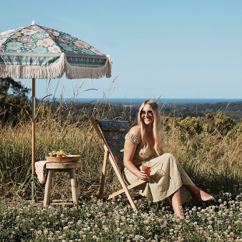 Wandering Folk Beach Deck Chair S21  Emerald 