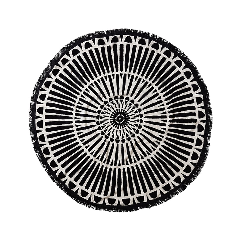 Circle Velour Beach Towel Boho 