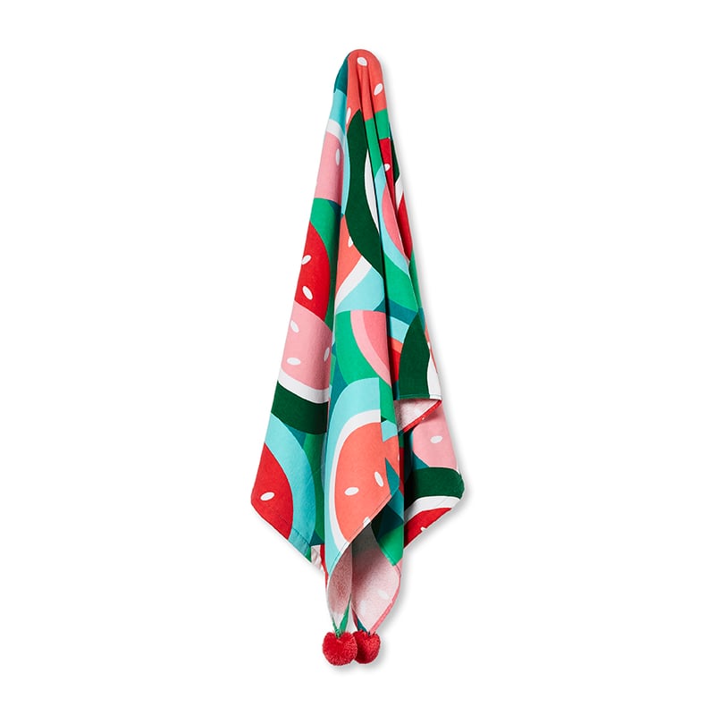 Quick Dry Printed Beach Towel Spliced Melon 