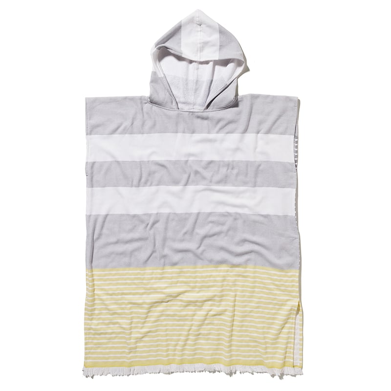 European Turkish Adult Hooded Beach Towel Zesty Stripe 