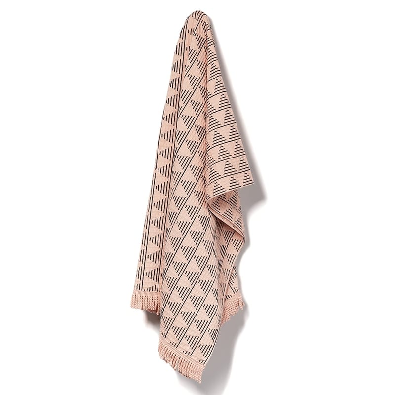 Waffle Beach Towel Peachy Tri 