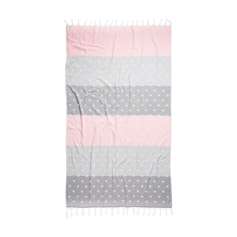 European Polka Dot Beach Towel Pinks