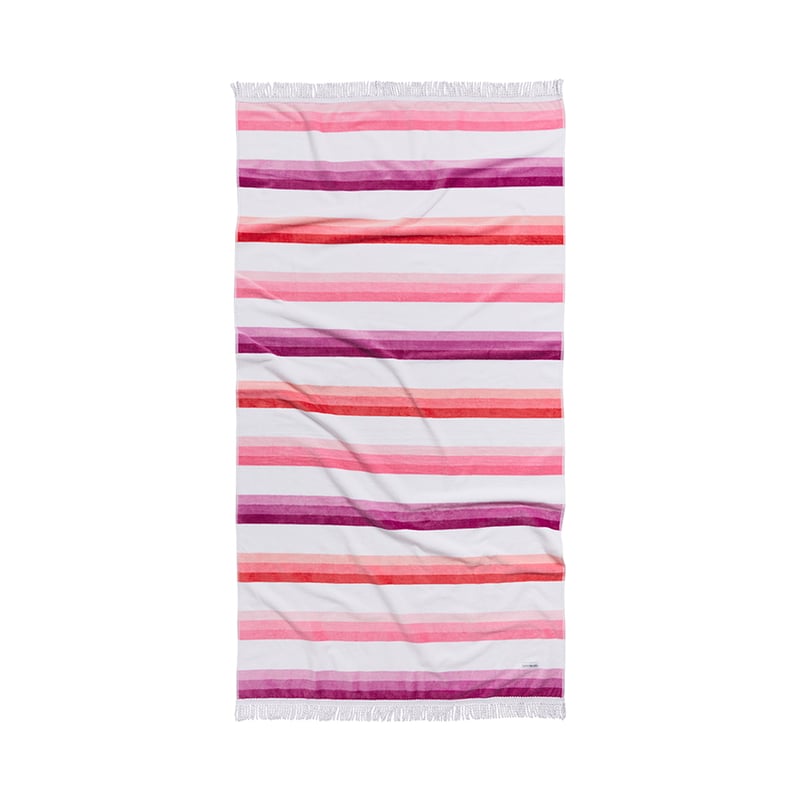 Velour Beach Towel Clovelly Pink 