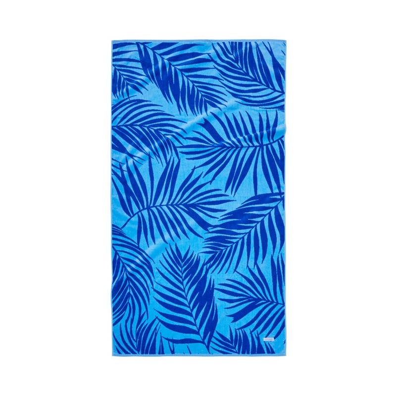 Whitsundays Blue Velour Beach Towel