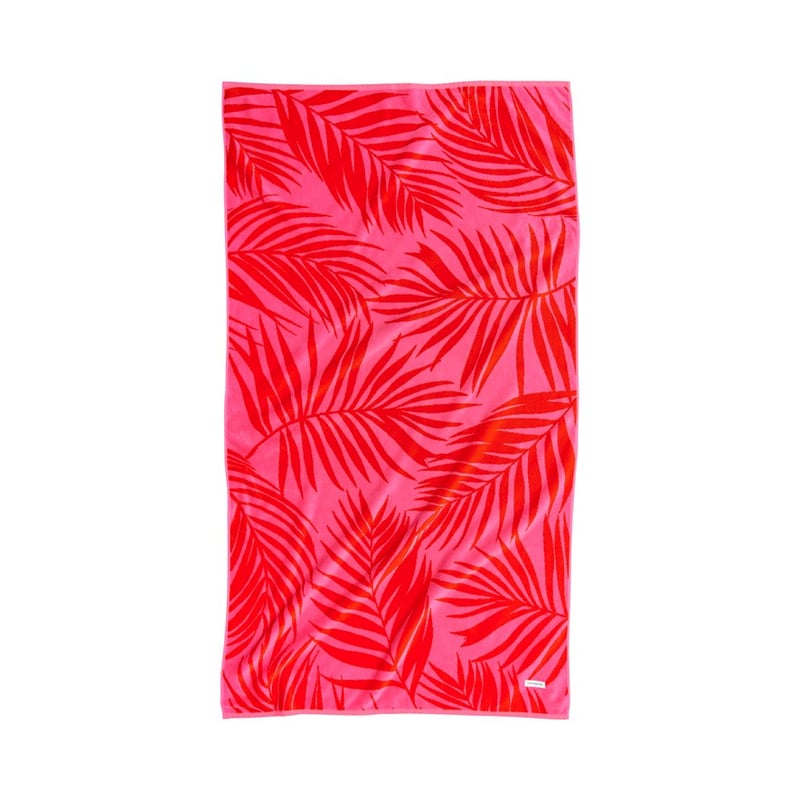 Whitsundays Pink Velour Beach Towel