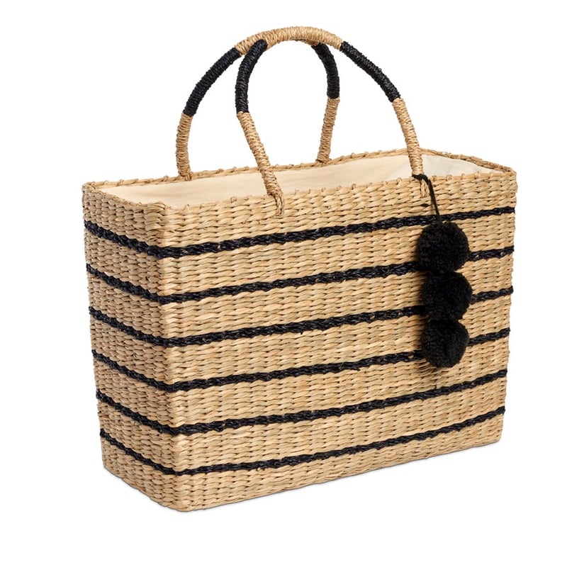 Seagrass Beach Bag S20 One Size Natural/Pattern 
