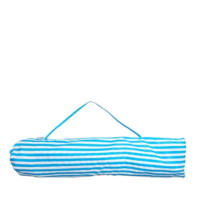 Holiday Aqua & White Beach Umbrella