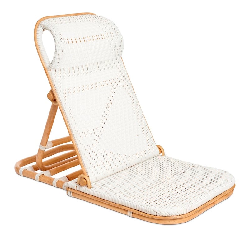 Boho Natural White Beach Chair