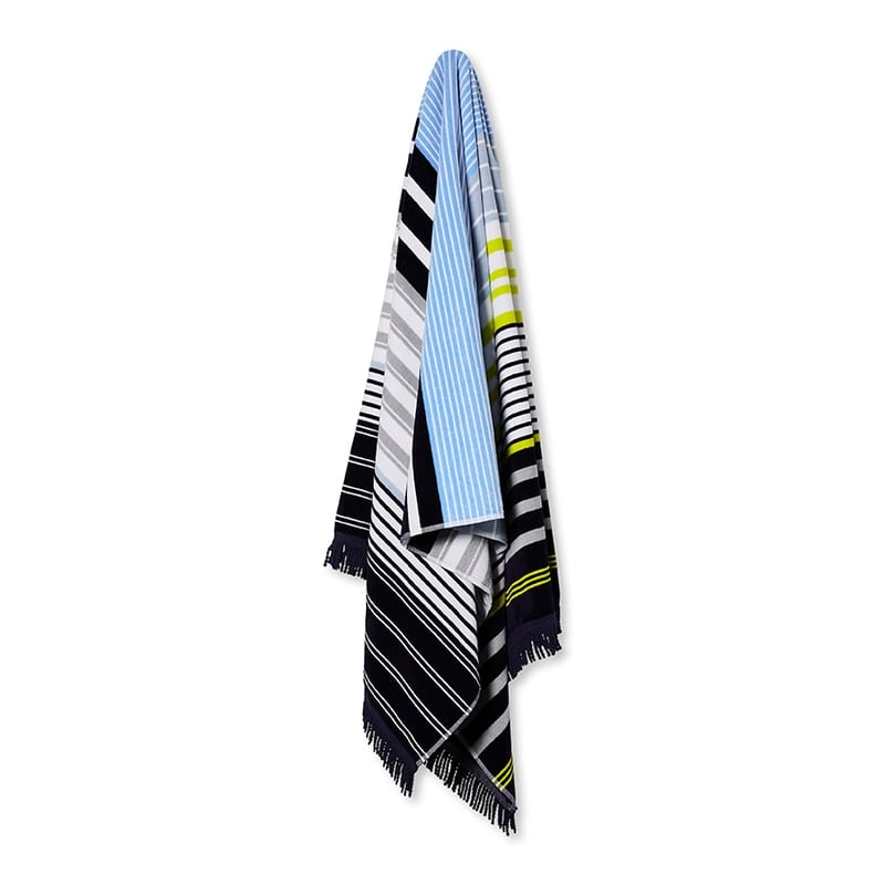 Velour Beach Towel Long Island Stripe 