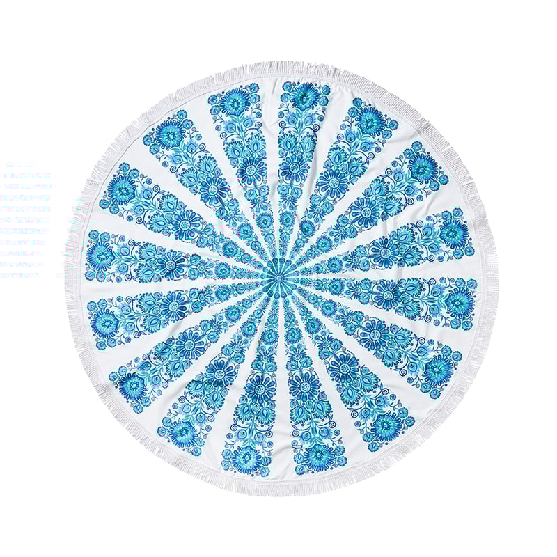 Circle Light Weight Printed Beach Towel Mandala 