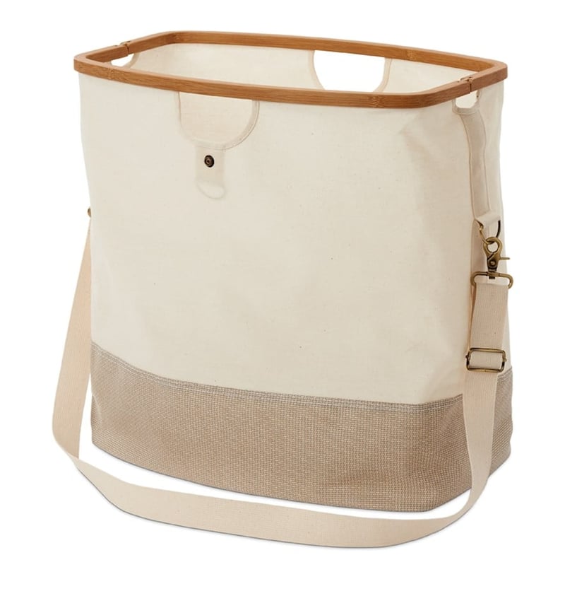 Akari Linen & Kahki Small Travel Laundry Bag 