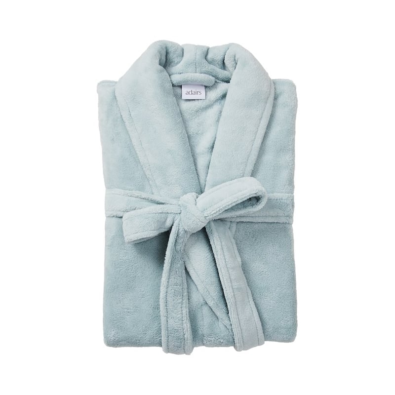 Microfibre Ice Blue Bath Robe