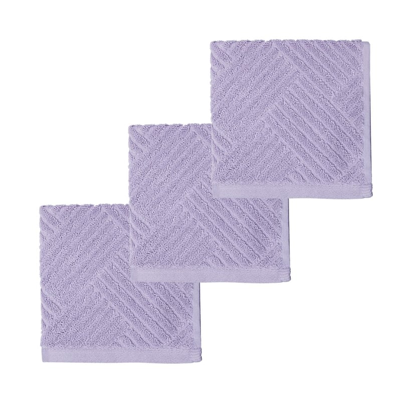 Paradise Lilac Face Washer Pack of 3